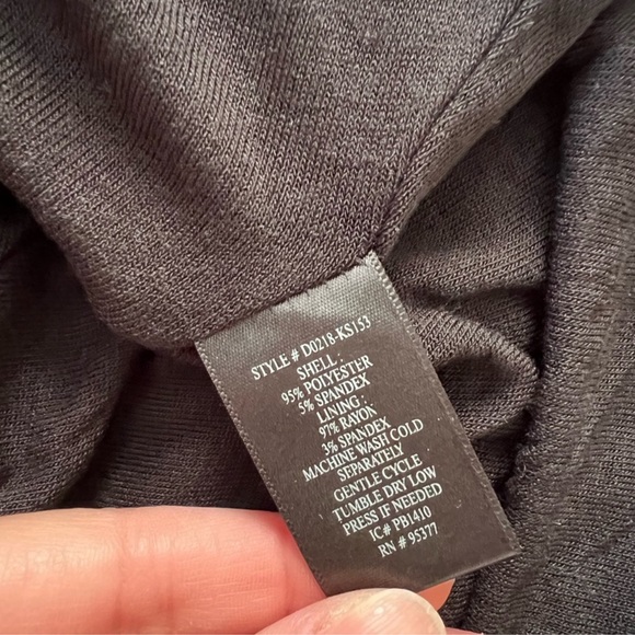 Sanctuary V-neck Lure Metallic Cocktail Mini Black Dress Medium Anthropologie - Picture 5 of 5